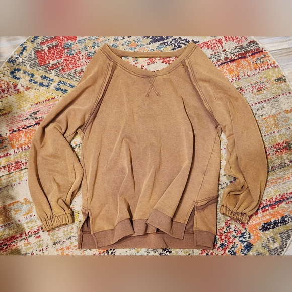 NWOT, POL Crossed Paths Pullover Sweatshirt Size Small - Picture 11 of 12